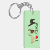 iハートアルパカ キーホルダー (正面左)