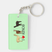 iハートアルパカ キーホルダー (裏面)