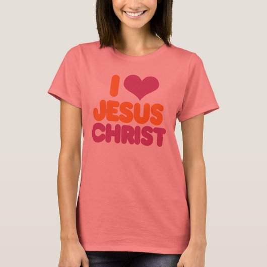 Iハートイエスキリスト Tシャツ (正面)