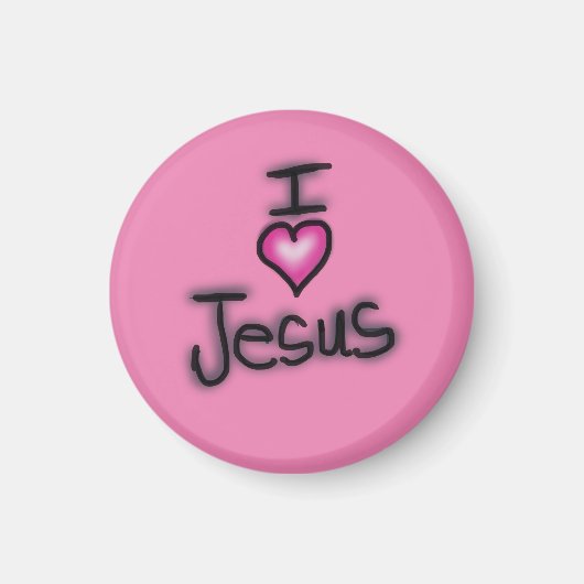 IハートイエスI Love Jesus マグネット (正面)