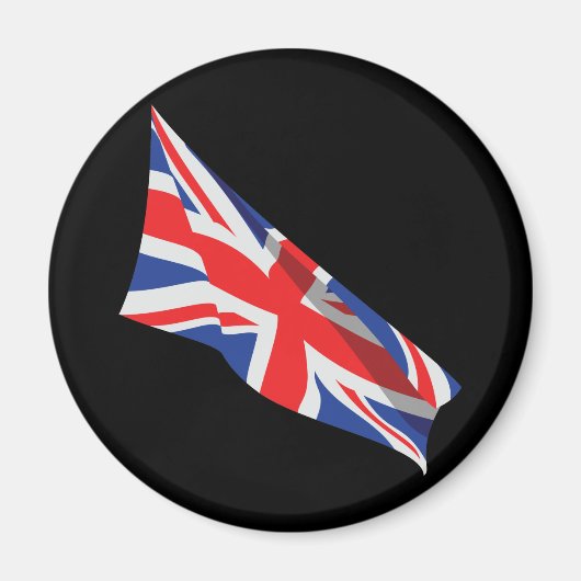 Iハートイギリス/ユニオンジャック国旗 マグネット (正面)