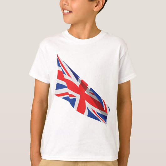 Iハートイギリス/ユニオンジャック国旗 Tシャツ (正面)