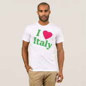 Iハートイタリア Tシャツ (正面フル)
