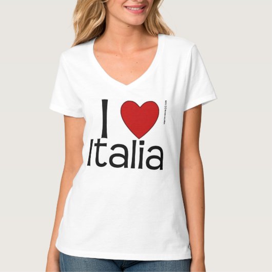 Iハートイタリア Tシャツ (正面)