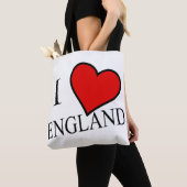 Iハートイングランドbk stcnt トートバッグ (クローズアップ)