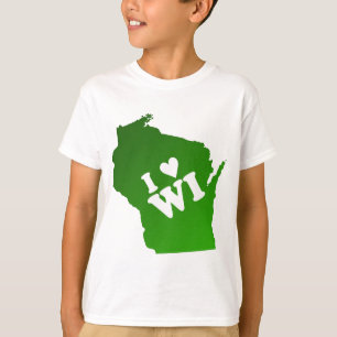 Iハートウィスコンシン Tシャツ
