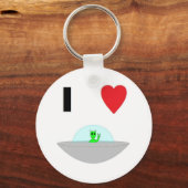 Iハートエイリアン キーホルダー (正面)