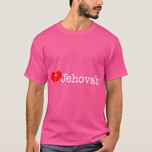 Iハートエホバ Tシャツ (正面)