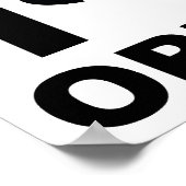 Iハートオペラポおもしろいスター ポスター (角)