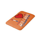 Iハートオランダのオーバーレイまたはbmcnt バスマット (アングル)