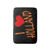 Iハートオランダまたはbk bbmcnt バスマット (正面縦)