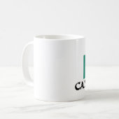 Iハートカメルーン コーヒーマグカップ (正面左)
