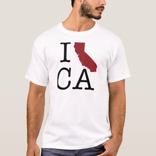 Iハートカリフォルニア Tシャツ (正面)