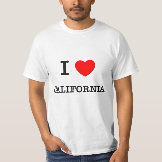 Iハートカリフォルニア Tシャツ (正面)