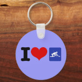 Iハートカール キーホルダー (正面)