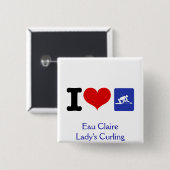 Iハートカール 缶バッジ (正面&裏面)