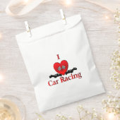 Iハートカーレース フェイバーバッグ (クリップ留めされた状態)