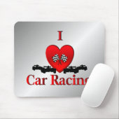 Iハートカーレース マウスパッド (マウス)