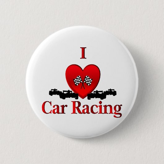 Iハートカーレース 缶バッジ (正面)