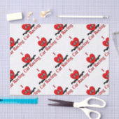 Iハートカーレース 薄葉紙 (クラフト)