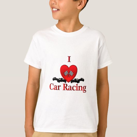 Iハートカーレース Tシャツ (正面)
