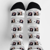 Iハートガールフレンド灰色2枚フォトソックス ソックス (上部)