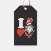 Iハートキャットin the Hat ギフトタグ (正面)