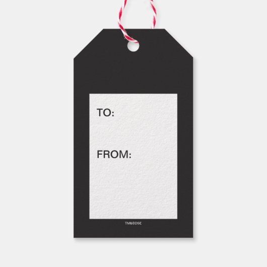 Iハートキャットin the Hat ギフトタグ (裏面)