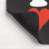 Iハートキャットin the Hat マウスパッド (コーナー)