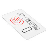 IハートギークASCIIアート マグネット (右側)