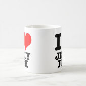 Iハートクラゲ コーヒーマグカップ (中央)