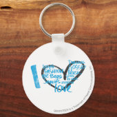 Iハートグラフィティアクア キーホルダー (正面)