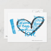 Iハートグラフィティアクア ポストカード (正面/裏面)