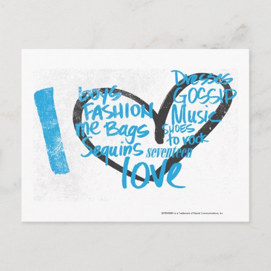 Iハートグラフィティアクア ポストカード (正面)