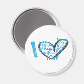 Iハートグラフィティアクア マグネット (正面/裏面)