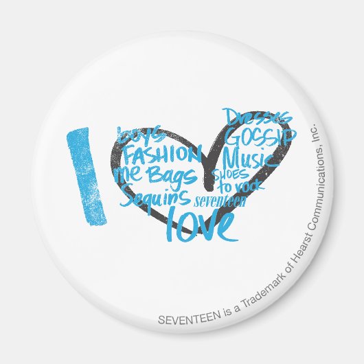 Iハートグラフィティアクア マグネット (正面)