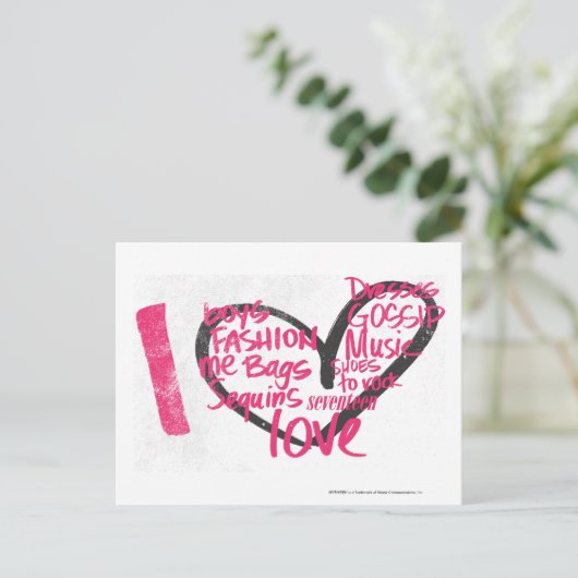 Iハートグラフィティマゼンタ ポストカード (スタンド正面)