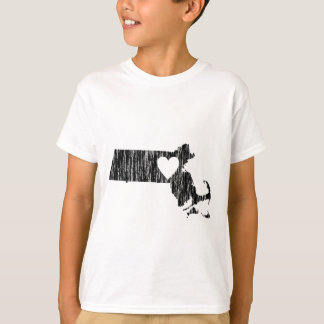 Iハートグランジマサチューセッツ州州愛 Tシャツ