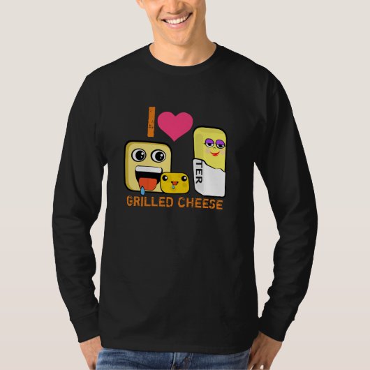 Iハートグリルチーズ Tシャツ (正面)