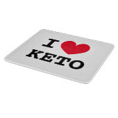 Iハートケトダイエットガラス厨房用カッティングボード カッティングボード (角)