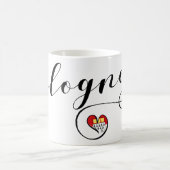 Iハートケルン,ケルン, NRW,ドイツ コーヒーマグカップ (中央)