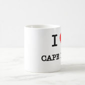 Iハートケープタウン コーヒーマグカップ (中央)