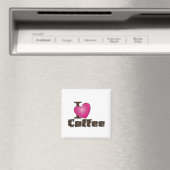 「Iハートコーヒー」マグネット マグネット (インサイチュ (食洗機))