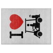 Iハートゴルフカート カッティングボード (正面)