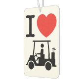 Iハートゴルフカート カーエアーフレッシュナー (左)