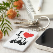 Iハートゴルフカート キーホルダー (正面右)