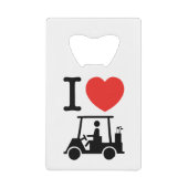 Iハートゴルフカート クレジットカード栓抜き (正面)