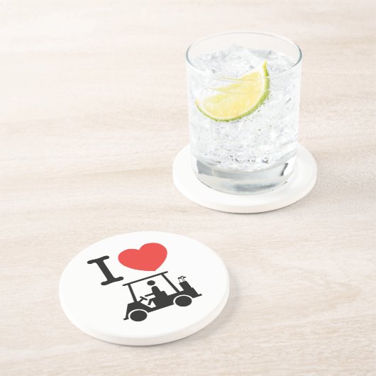 Iハートゴルフカート コースター (側面)