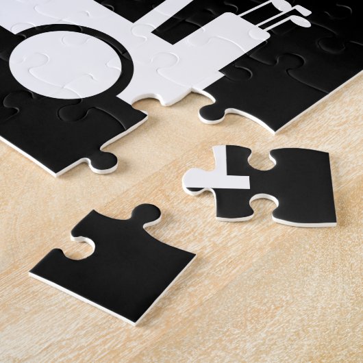 Iハートゴルフカート ジグソーパズル (側面)