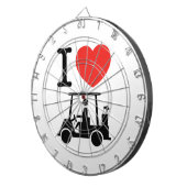 Iハートゴルフカート ダーツボード (正面右)